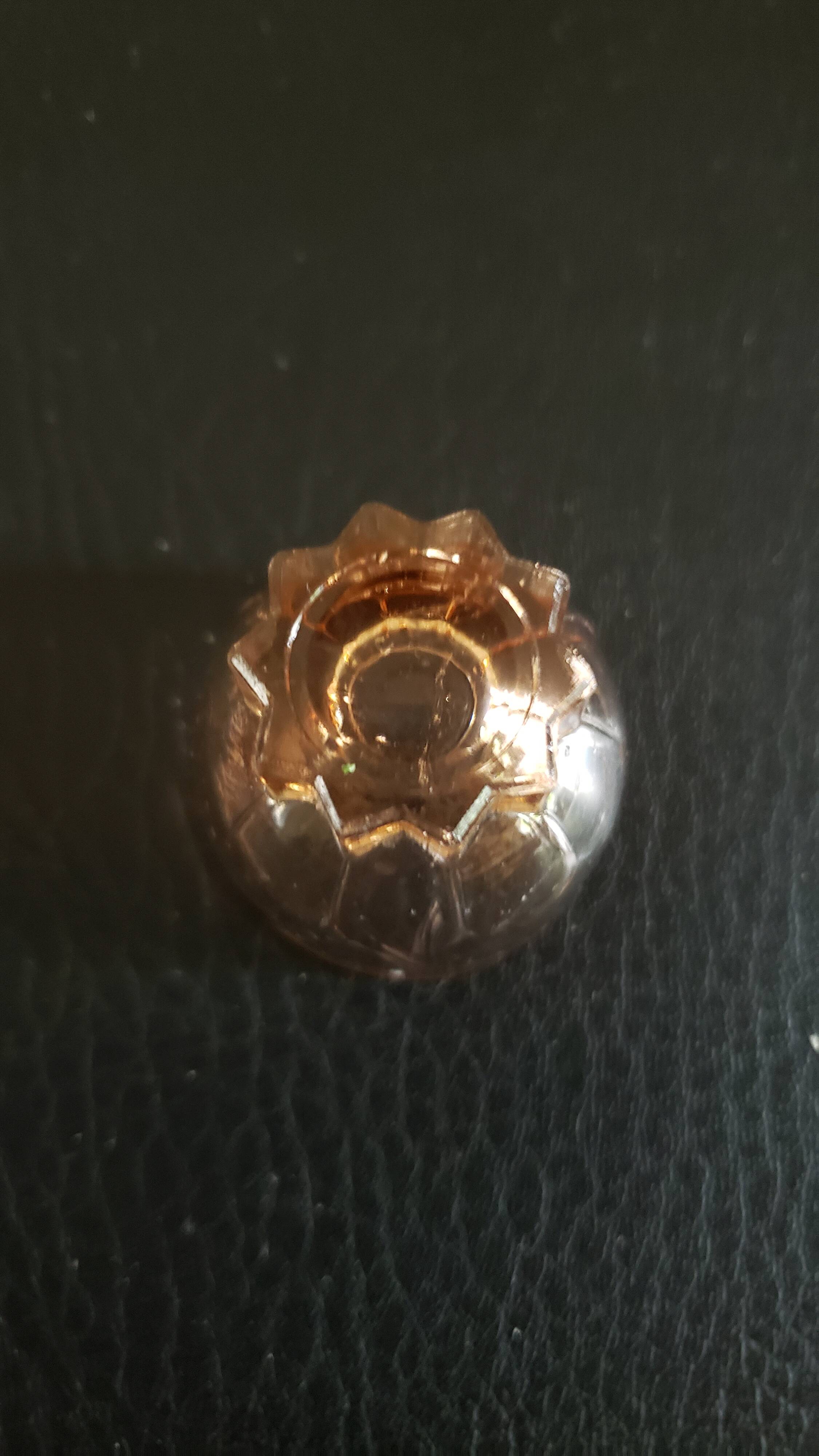 Complete pink glass liquor service