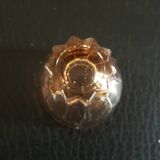 Service complet à liqueur en verre rose