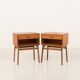 Pair of mid-century teak nightstands, Denmark 1960s