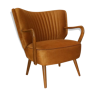 Fauteuil cocktail années 50 60 vintage doré