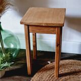 Tabouret ancien bois brut