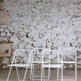 4 chaises pliante "Ted net" par Niels Gammelgaard pour IKEA