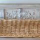 Old wicker bread basket