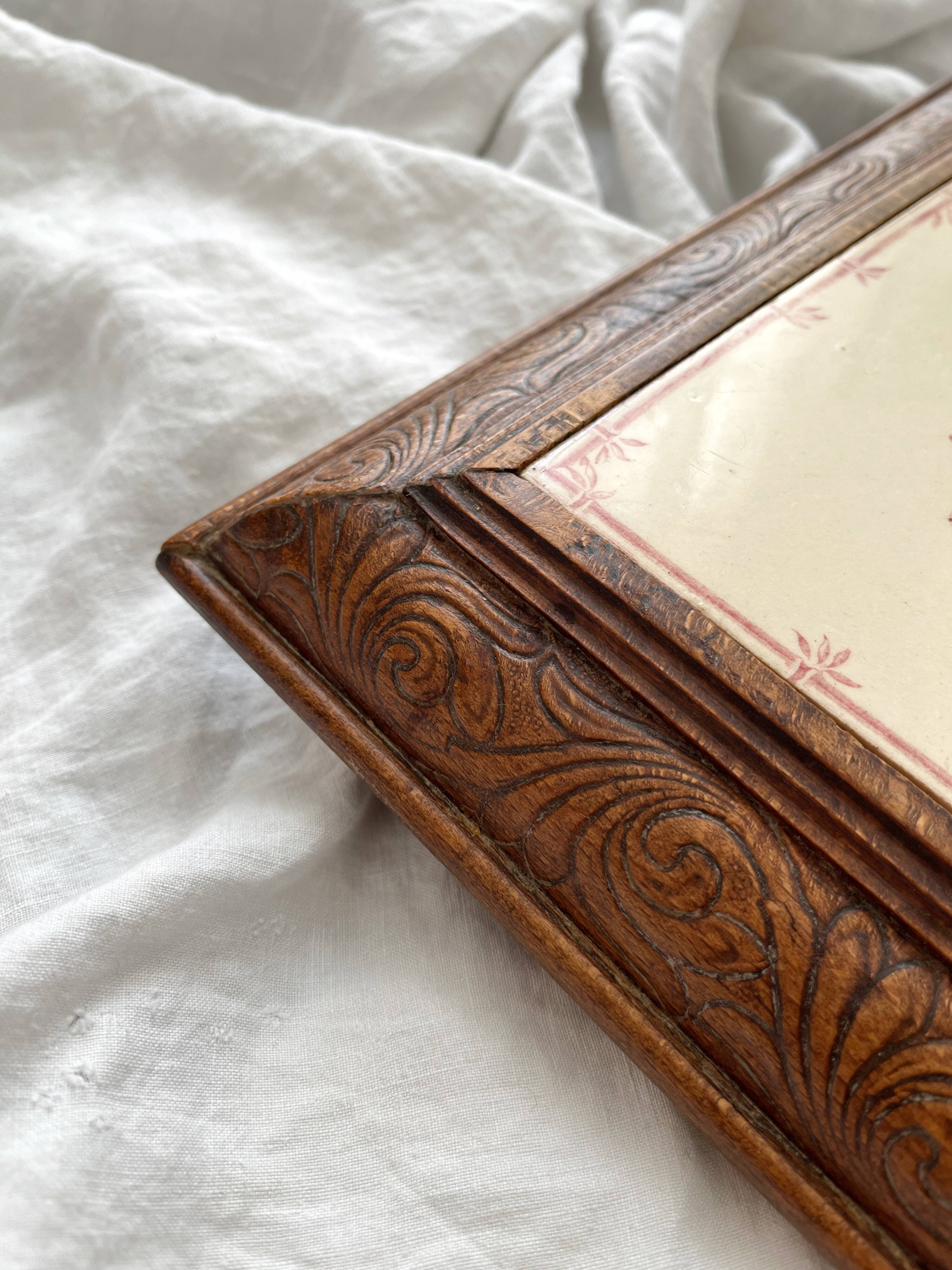 Gien ironstone trivet "Hummingbird"