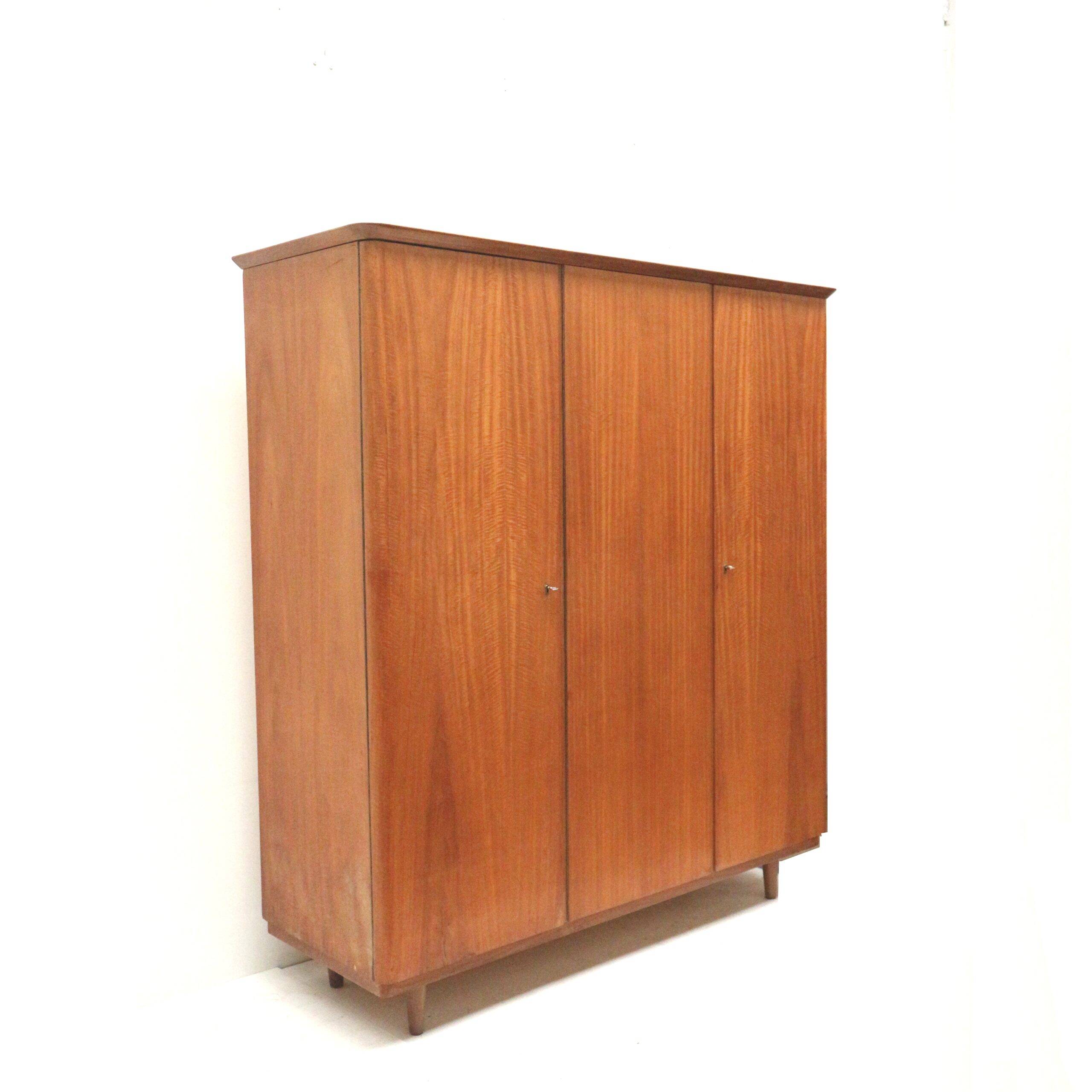 Vintage 3-door wardrobe from the 60s/70s