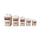 Set de 5 pots à épices rose