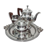 Art Deco style silver metal coffee service