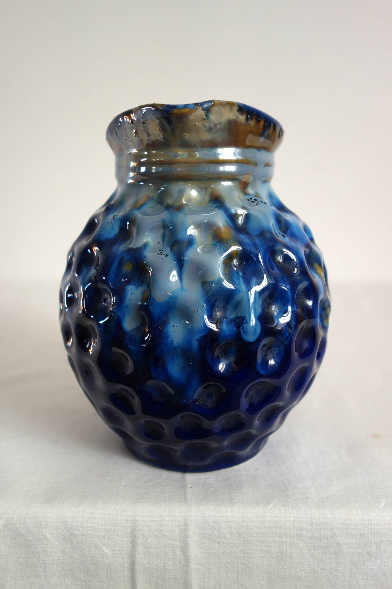 Old vintage bistro ceramic pitcher