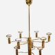 Solid brass chandelier