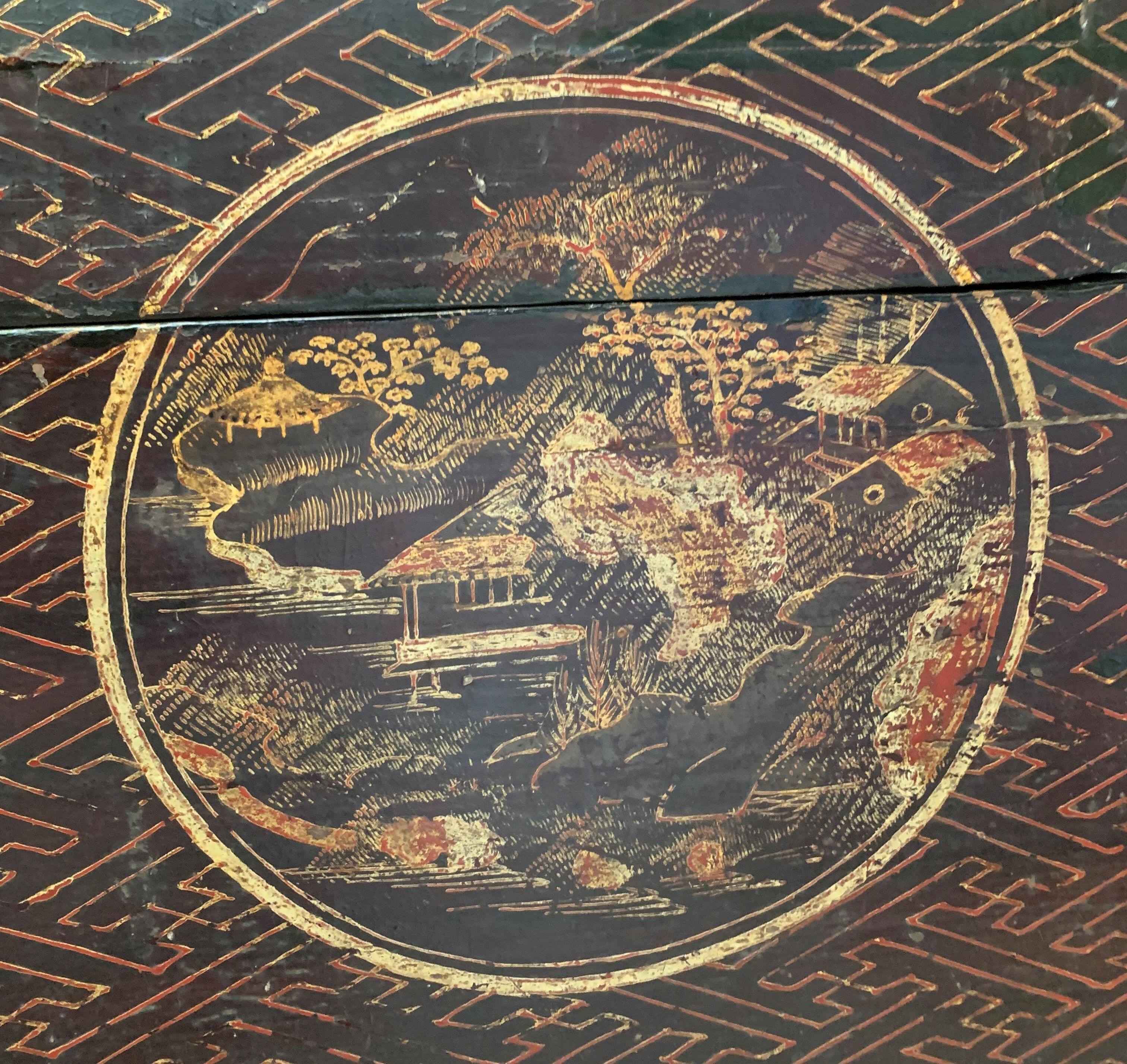 Chinese lacquered cabinet