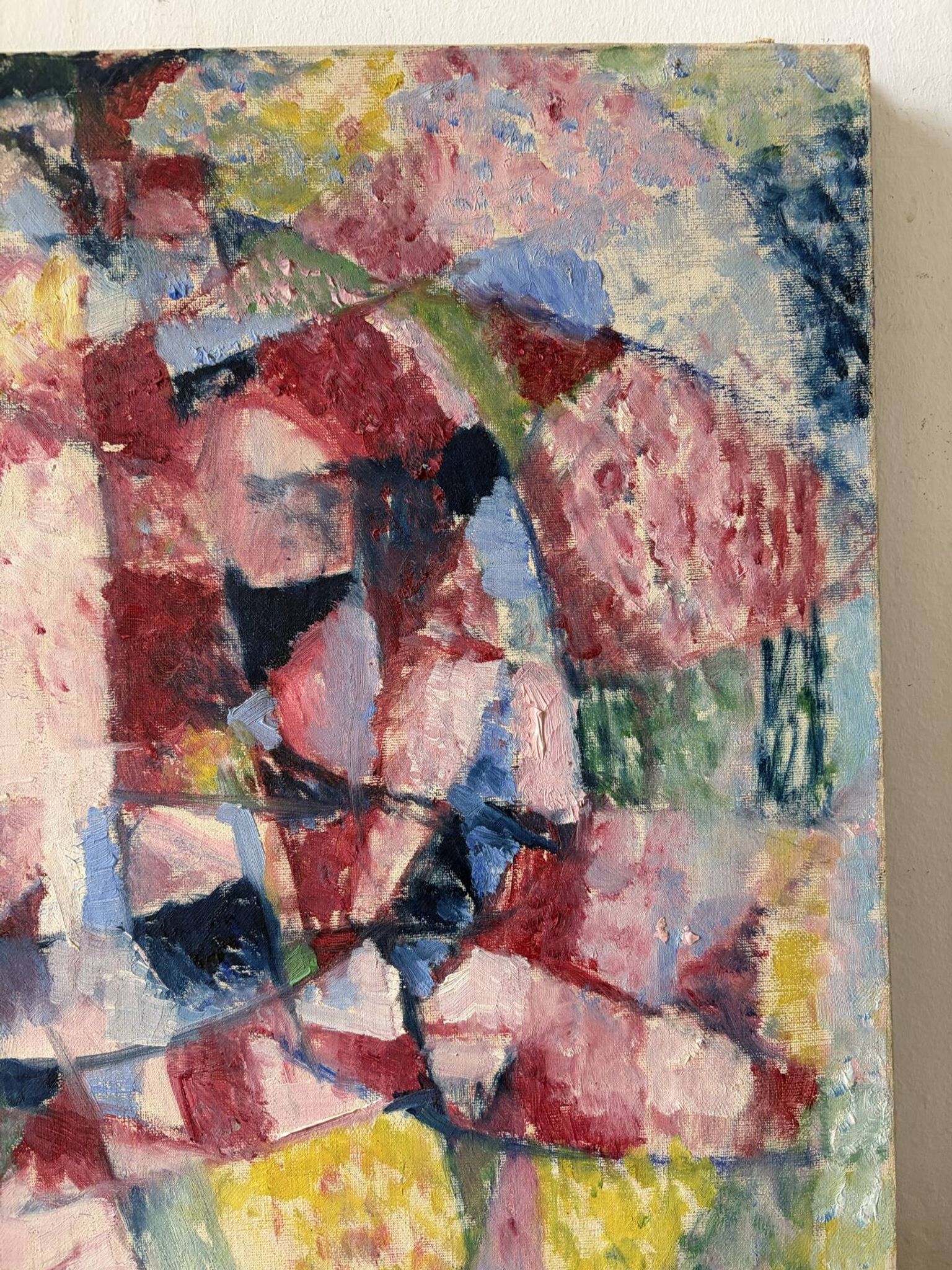 Abstract composition, signed Favre 1951