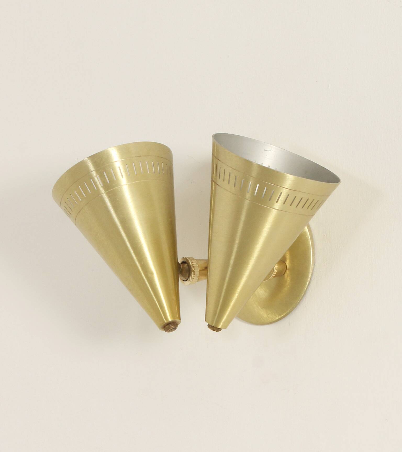 Rotating double wall lamp by Lightcraft, California, USA, 1950.