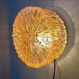 Amber ceiling lamp Caralux Planet 70s