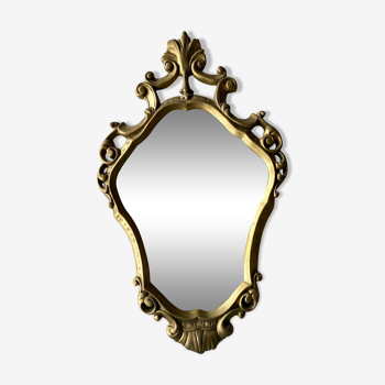 Grand miroir style baroque doré