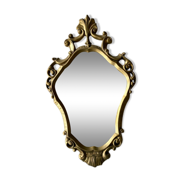 Grand miroir style baroque doré
