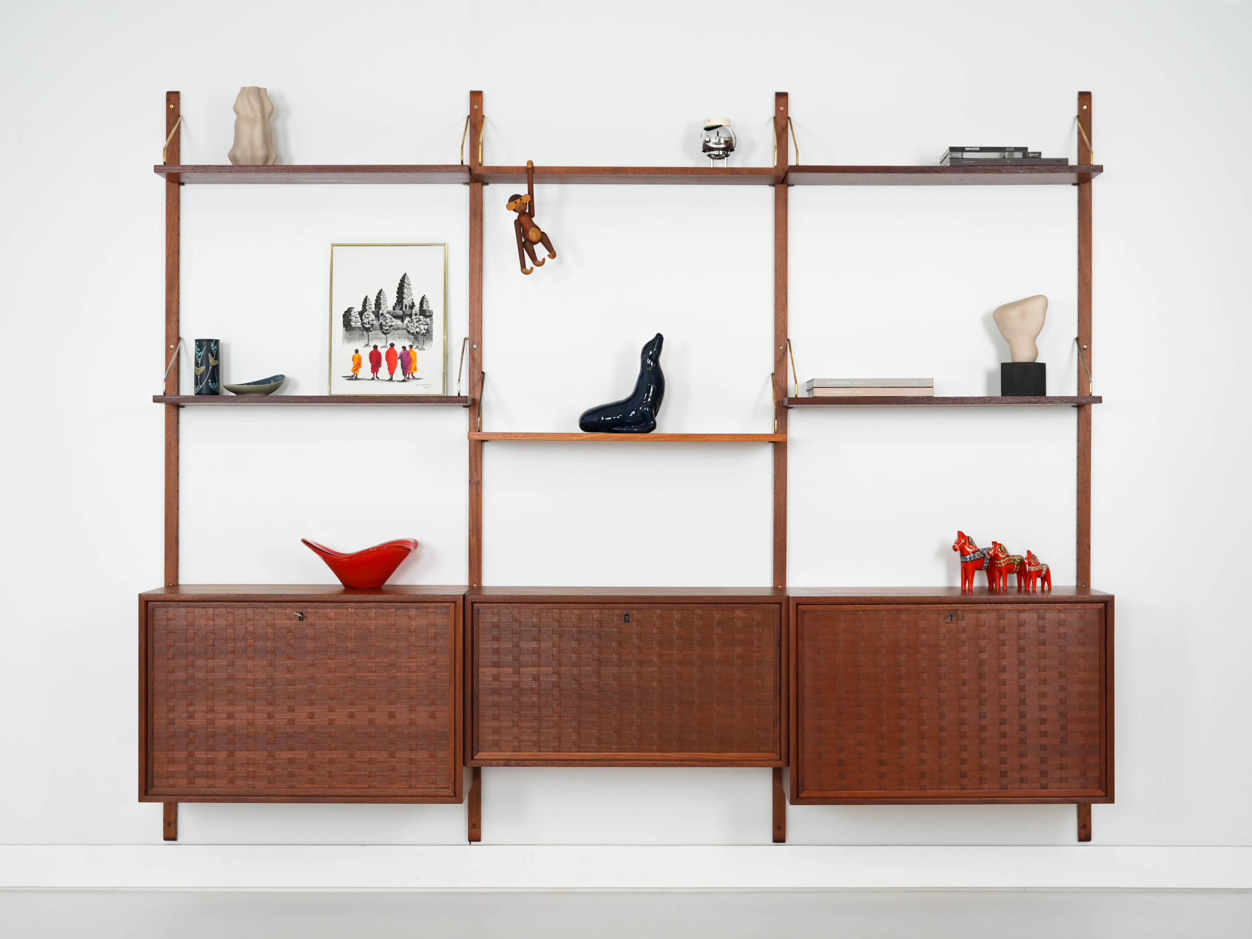 Teak shelving unit, Danish design, 1960s, designer: Poul Cadovius