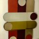 Miroir style 70'S en verre miroir fumé coloré