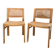 Paire de chaises cannées « Baumann »
