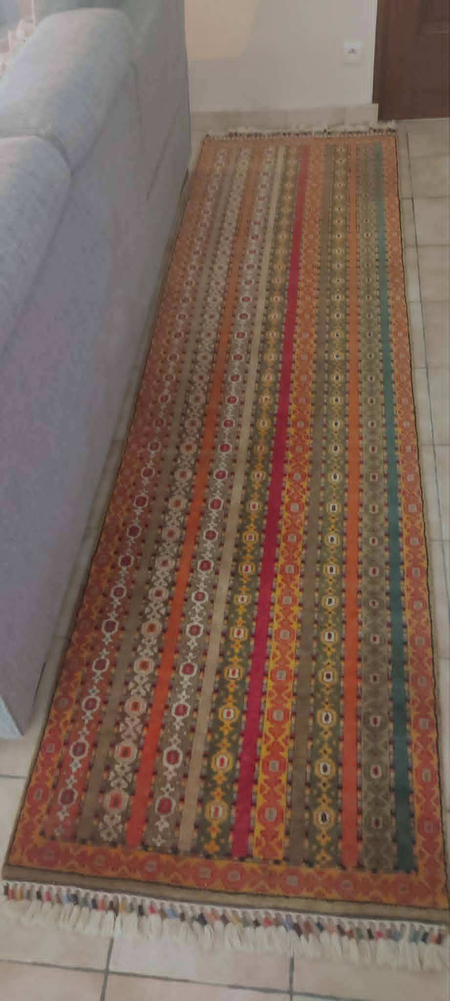 Authentic Turkish Sivas rug in 100% wool – 299 × 84 cm