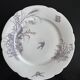 8 porcelain plates and 1 dish CH Pillivuyt & Cie