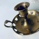 Vintage heart brass candlestick