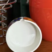 Vintage ceramic ashtray with "Acapulco" pattern – Villeroy & Boch