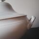Creil and Montereau tureen 19th white earthenware
