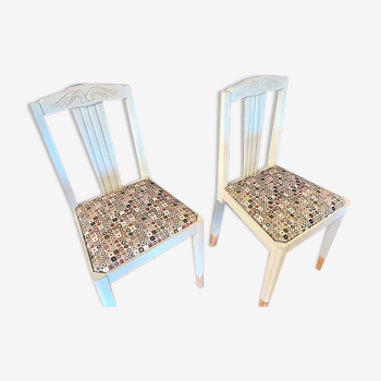 Paire de chaises Art déco