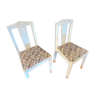 Paire de chaises Art déco