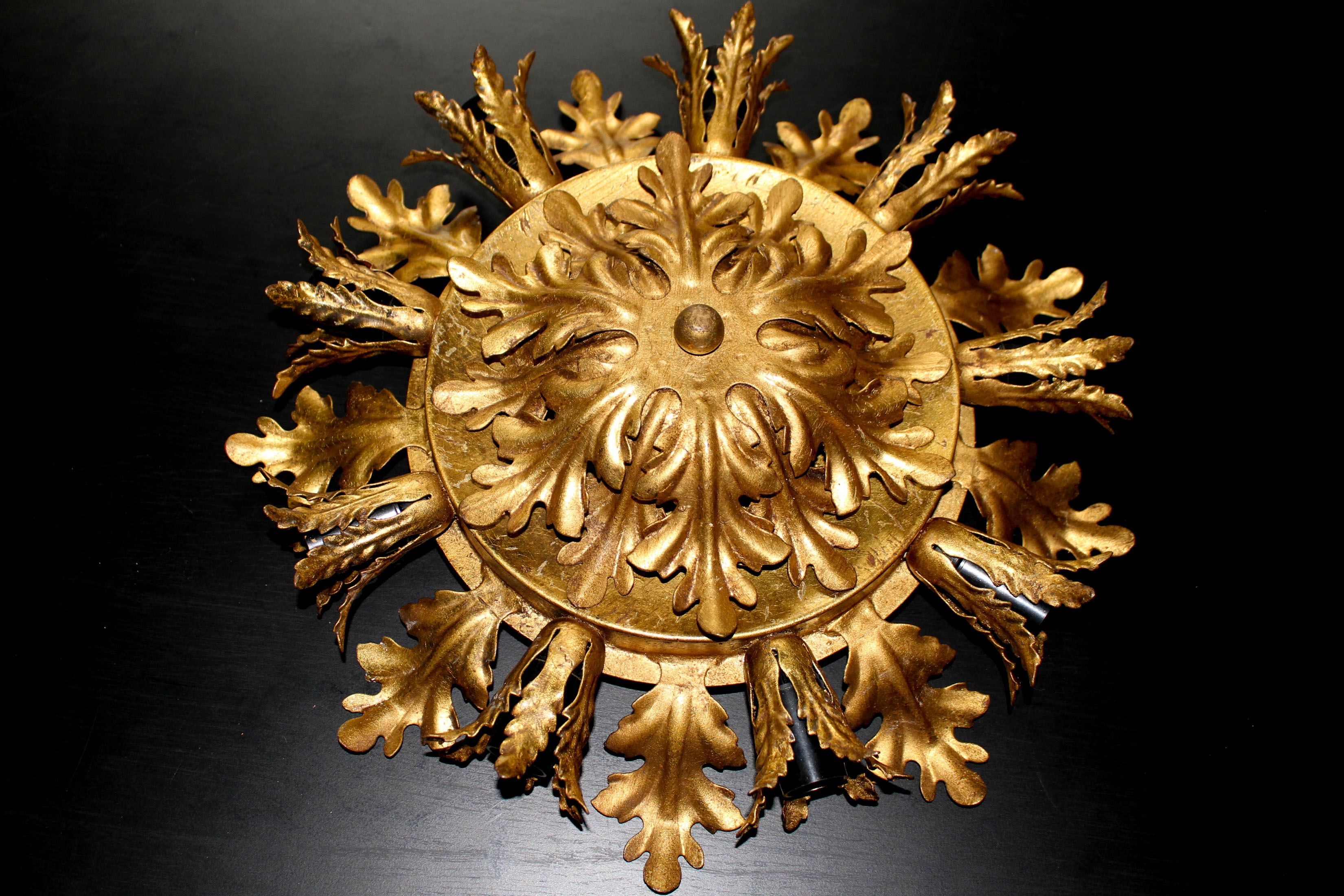 Plafonnier Florentine par Banci Firenze Italie 1970
