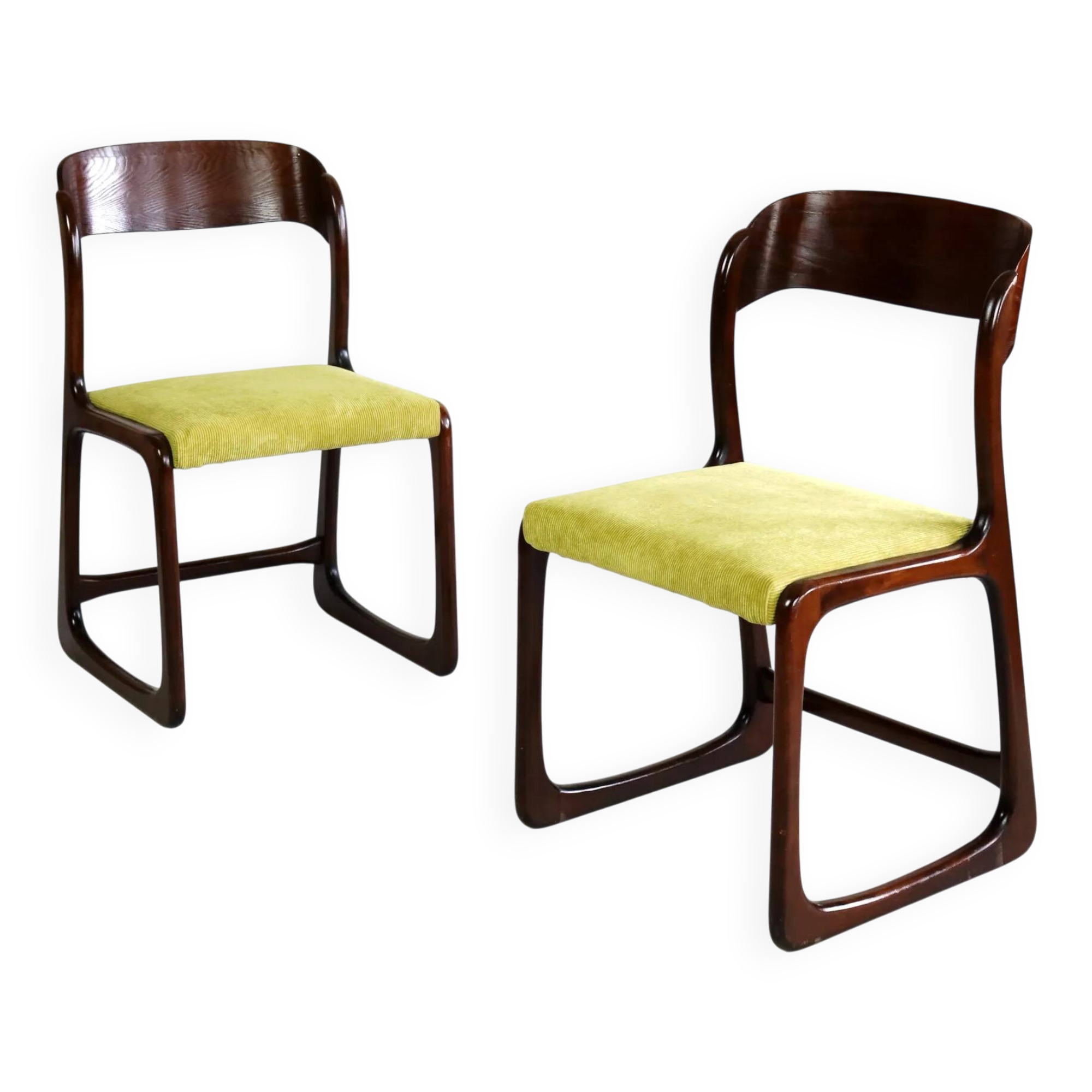 Paire de chaises « Traineau »