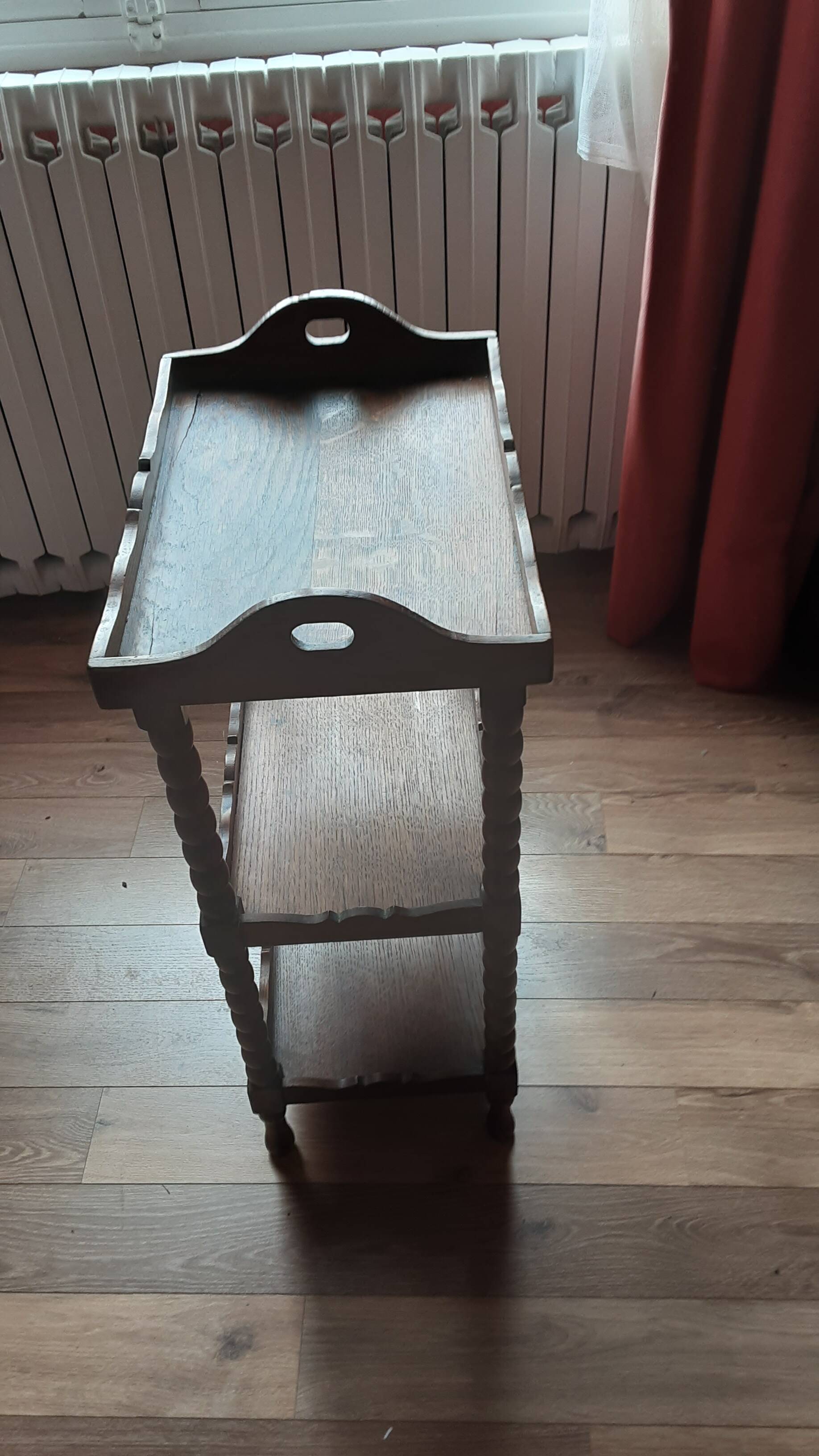 Petit meuble ancien 3 niveaux en bois