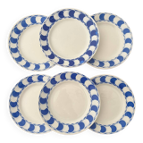 Set of 6 Digoin Sarreguemines dessert plates – Dorothy model – v