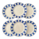 Set of 6 Digoin Sarreguemines dessert plates – Dorothy model – v