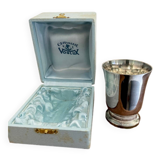 Voglux silver metal tumbler