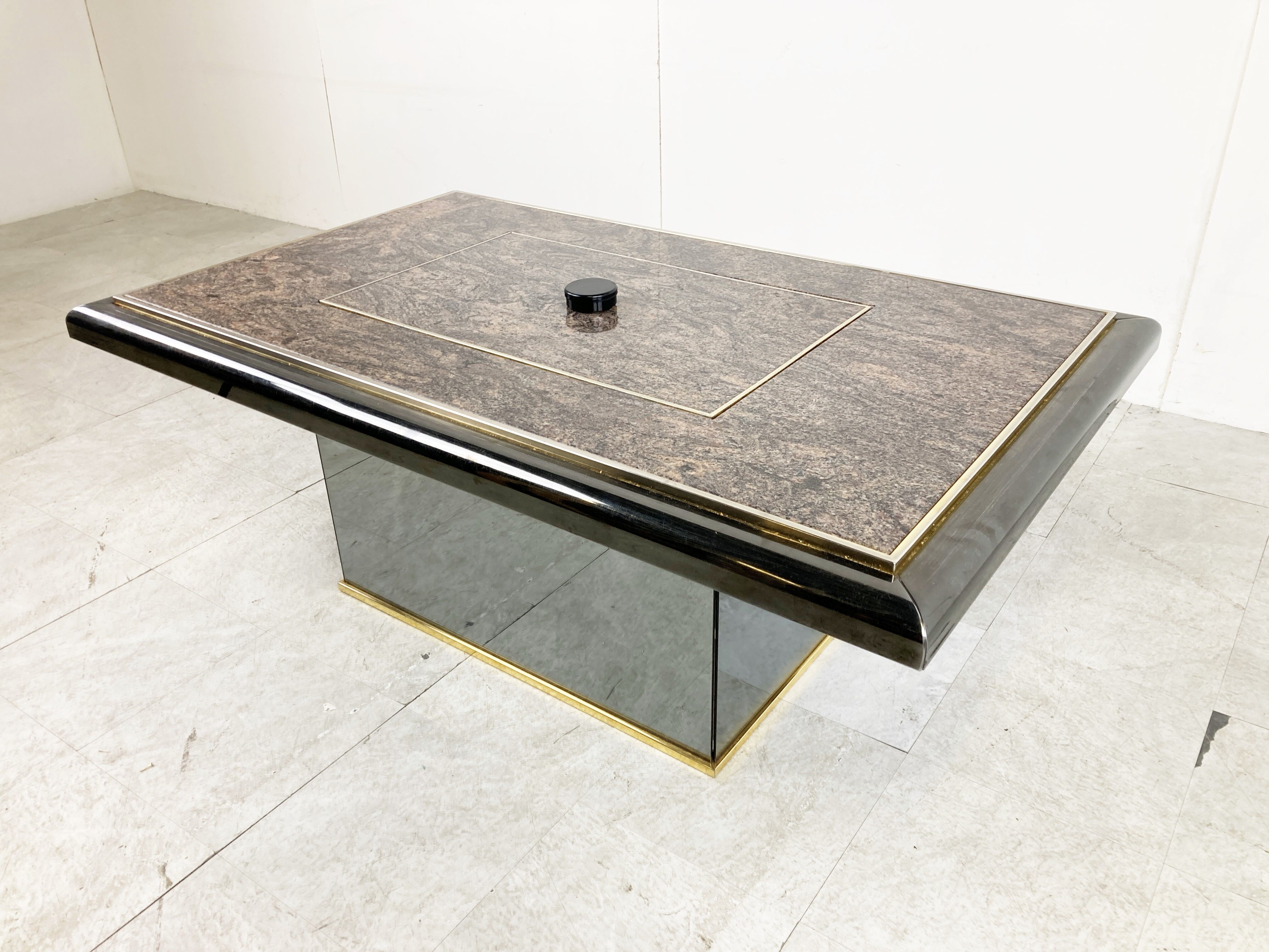 Vintage hidden bar coffee by Fedam, 1980s