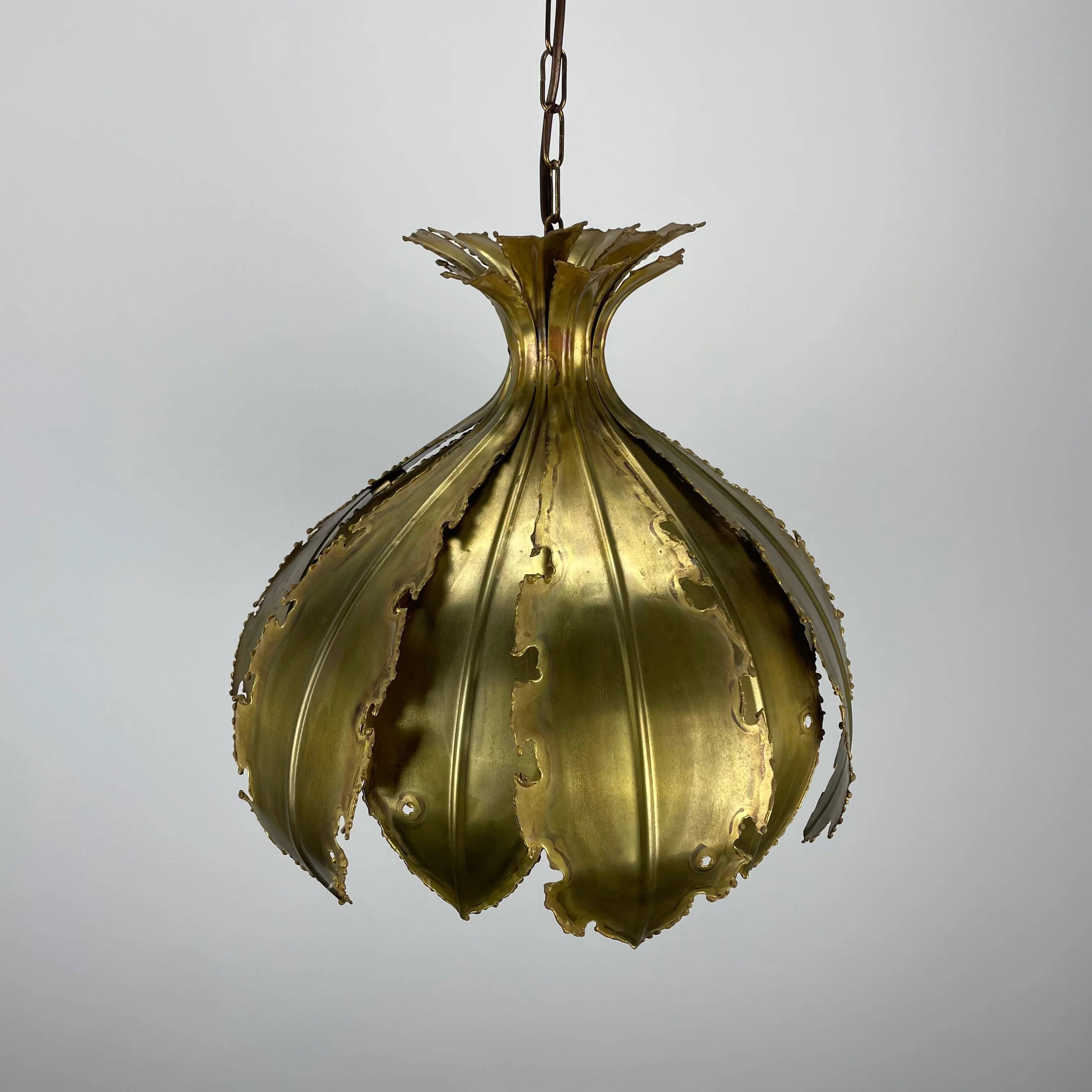 Butterfly pendant lamp in copper by Svend Aage Holm Sørensen 1960