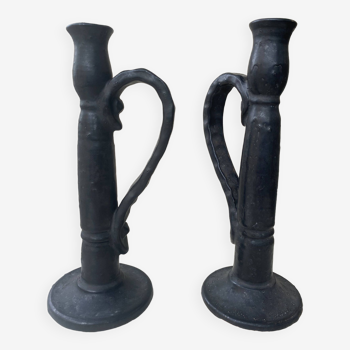 Ceramic candle holders