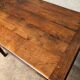 Solid oak dining room, kitchen or desk table
