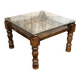 Indian teak gueridon from the 1970s.