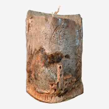 Wall vase, ceramics by Volkoff, Vallauris