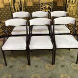 6 chairs 70s mahogany
