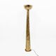 Hammered Brass Floor Lamp Torchère Style, Italy