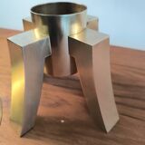 Modernist bronze candlestick circa 1965