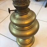 Old copper kerosene lamp