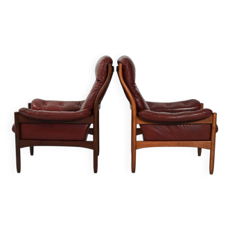 Pair of "Hoffman" armchairs by Gunnar Kentemol