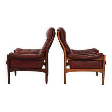 Paire de fauteuils "Hoffman" par Gunnar Kentemol