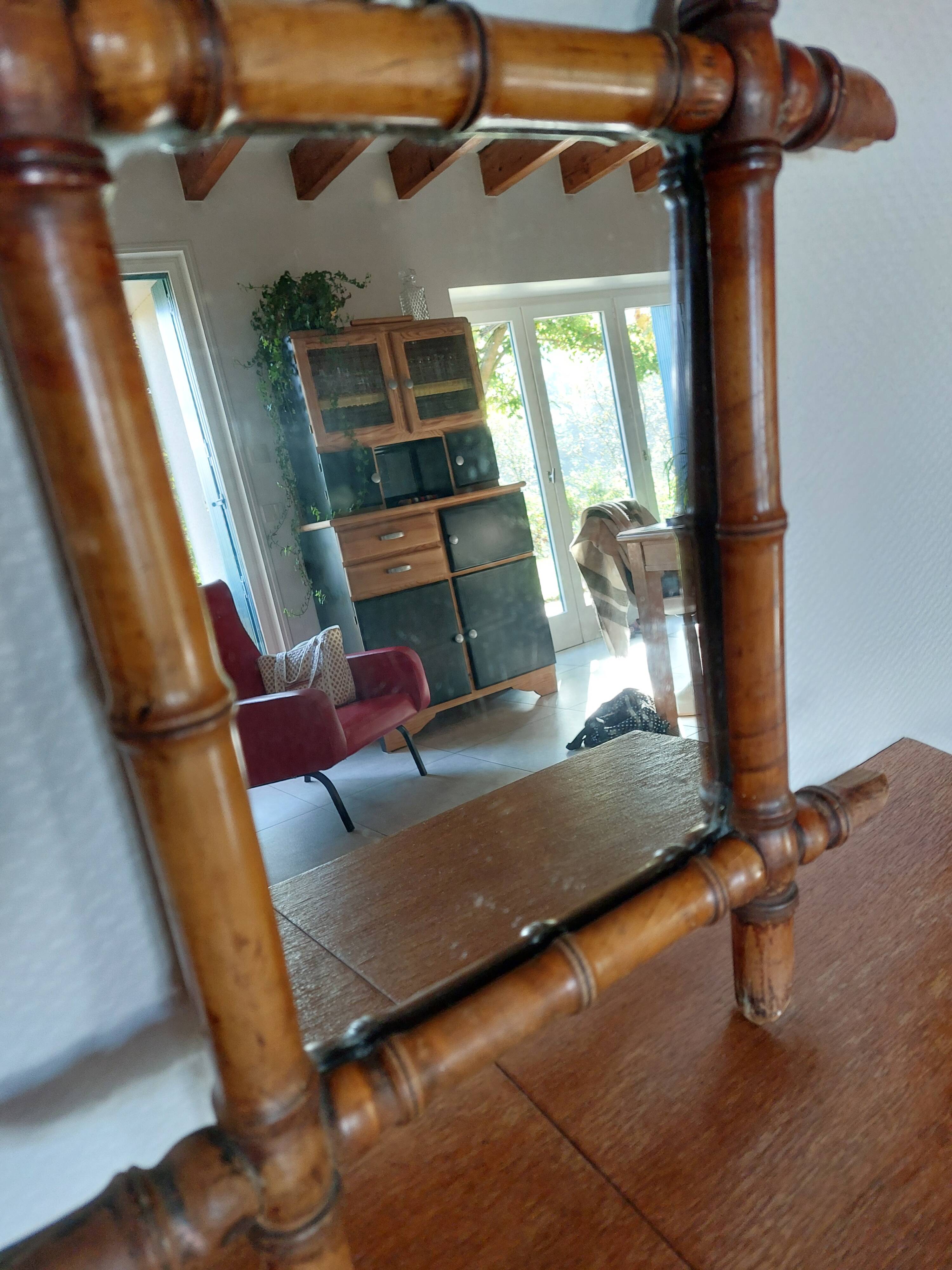 small bamboo mirror, 44 by 39