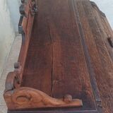 Louis XIII cylinder desk in oak, 19th century