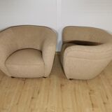 Restored armchairs by Jindrich Halabala